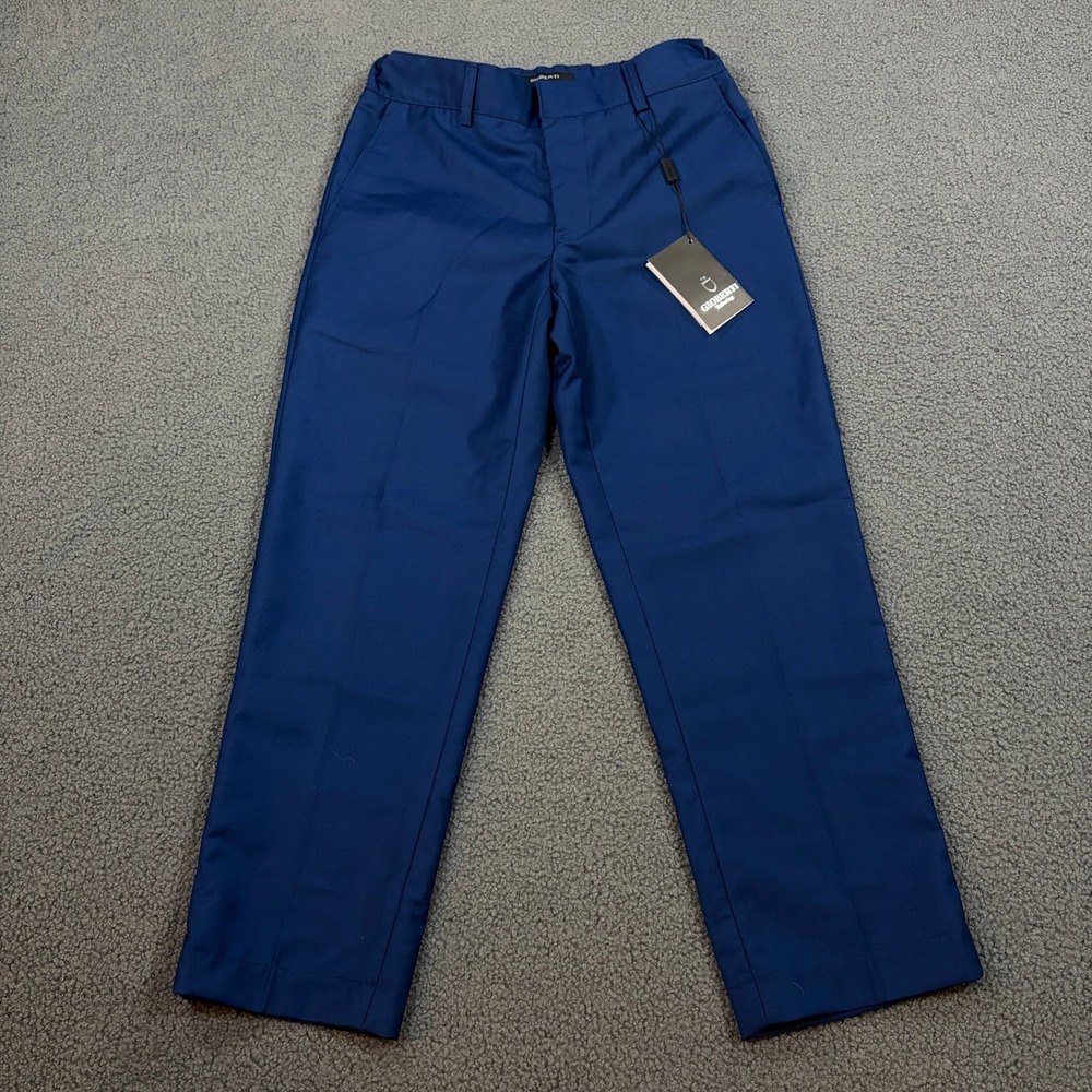 Gioberti Dress Pants Boys Size 8 Royal SL-88 Tailored Flat Front Formal Trousers